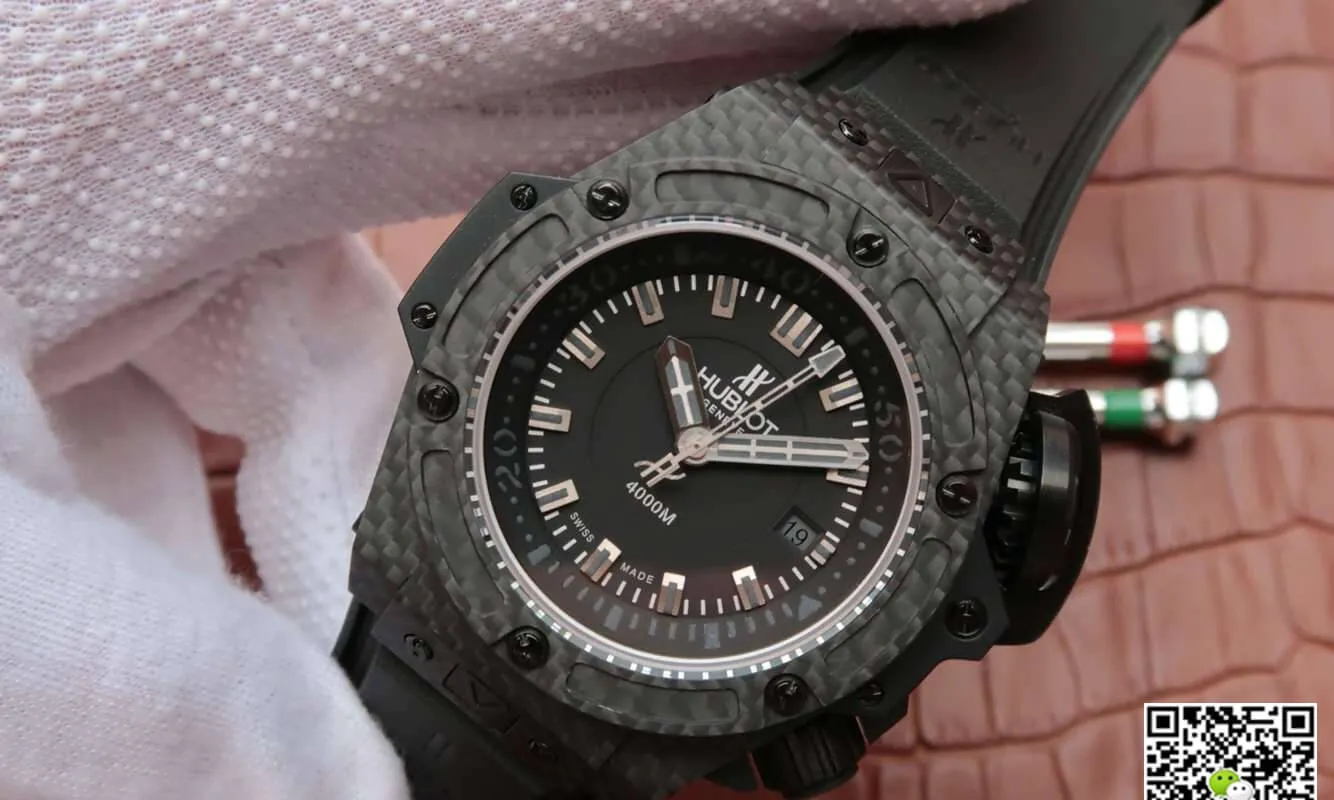Hublot King Power Oceanographic 4000M 731.QX.1140.RX V6 Factory 1:1 Best Edition Replica Watch Carbon Fiber Case
